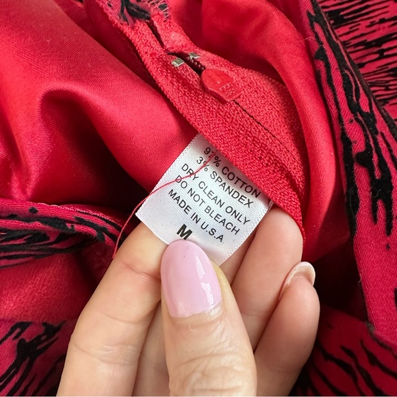 Laura Byrnes California Grace Dress in Red | NWT - Picture 3 of 6